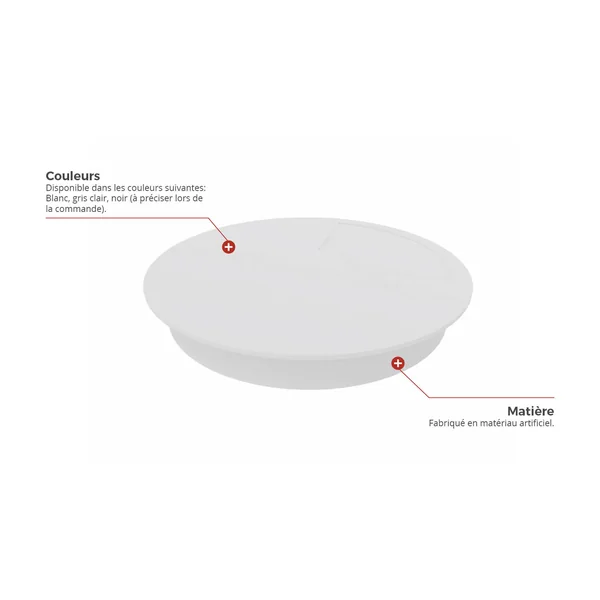 Obturateurs Ø 60 mm Marlon (lot de 2)