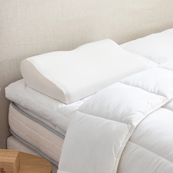 Oreiller multiposition ergonomique Cervilux, blanc