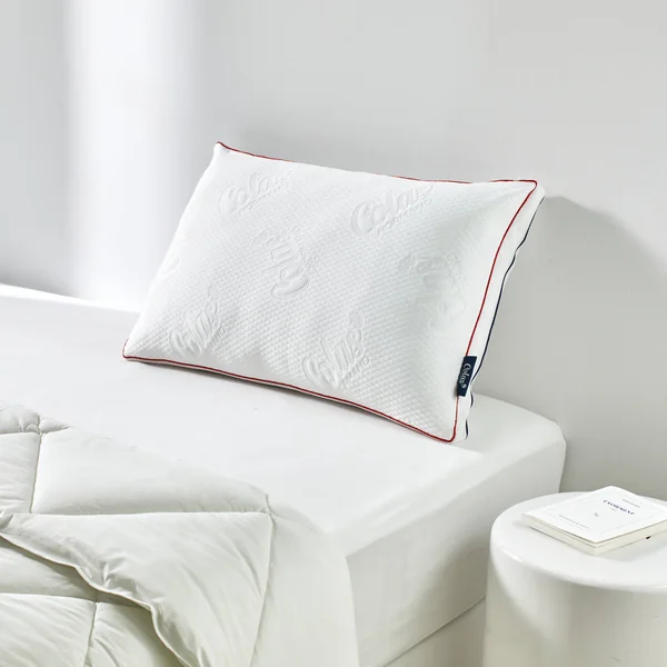 Oreiller été/hiver confort ferme modulable, blanc