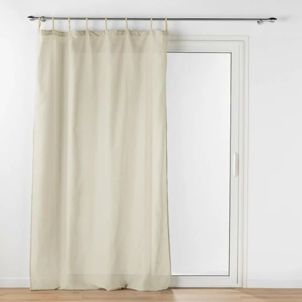 PANNEAU A PASSANTS JUTE 140 X 240 CM POLYCOTON UNI BELANI LI