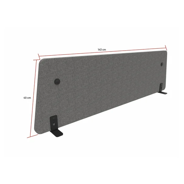 Panneau de séparation latéral intermédiaire en tissu pour bench Allan