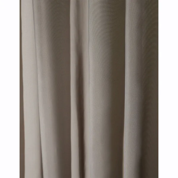 Panneau voile uni finition pattes, gris