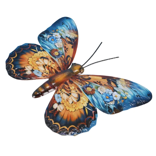 Papillon en métal multicolore Riviera décor A moyen modèle - 36 cm