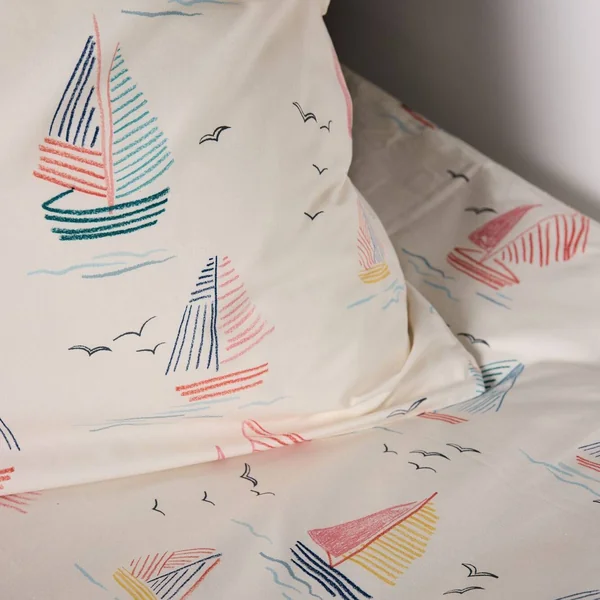 Parure de lit coton Maman les p'tits bateaux - 140 x 200 cm