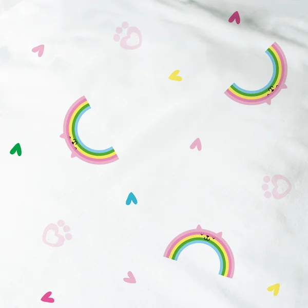 Parure de lit Gabby et la Maison magique® coton, rose / blanc