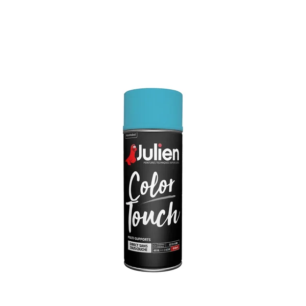 Peinture Aérosol Color Touch Brillant Bleu Caraibes 400 ml