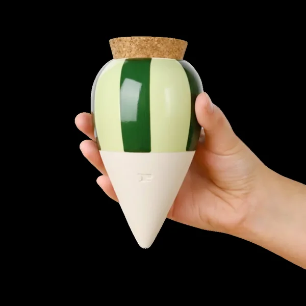 PEPIN Olla - Rayé vert et vert