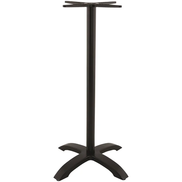 Pied de table d'extérieur en métal noir H 108 cm Bacchus