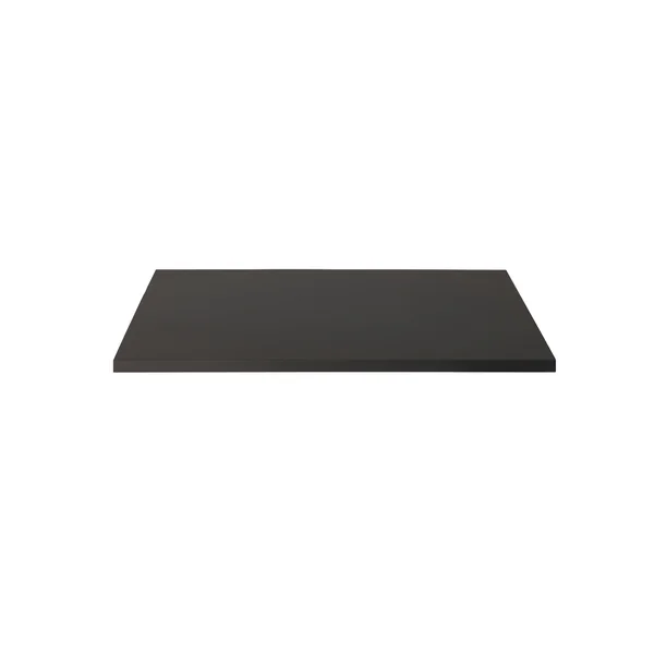 Plateau de table de brasserie 120x70 stratifié noir Laurisse
