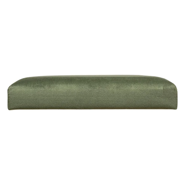 POUF PLIANT DOUBLE VELOURS LILOU KAKI D.76X38CM
