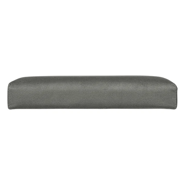 POUF PLIANT VELOURS LILOU GRIS D.38X38CM