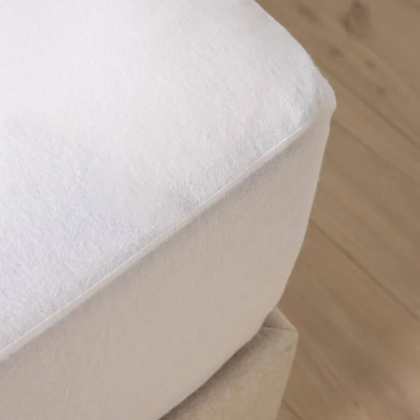 Protège matelas absorbant molleton coton biologique Isidore - 90 x 200 cm