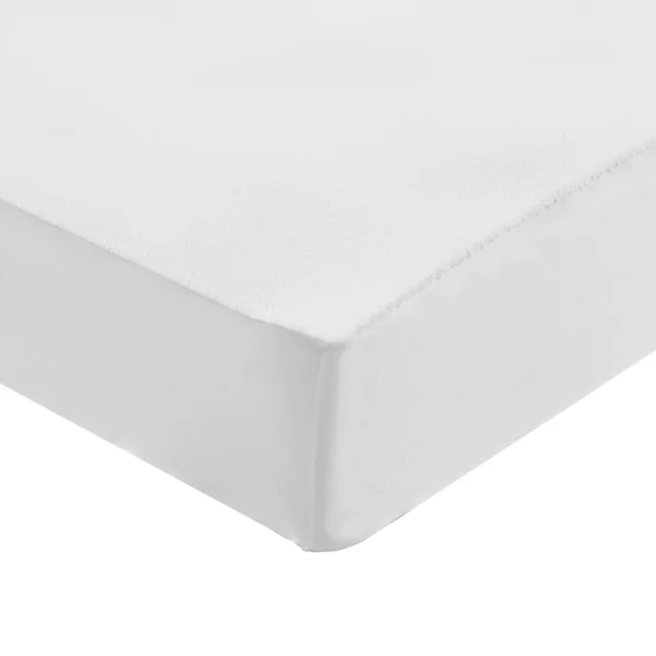 Protège-matelas molleton spécial matelas très épais anti-punaises Greenfirst®, blanc