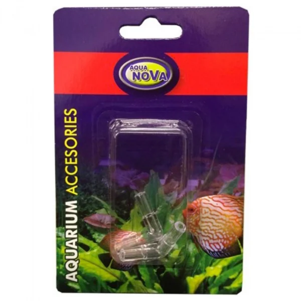 Raccords coudés pour tuyau 4/6mm en lot de 2 - AQUA NOVA