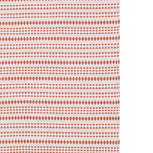 RIDEAU JACQUARD MICAH TERRACOTTA 130X260CM