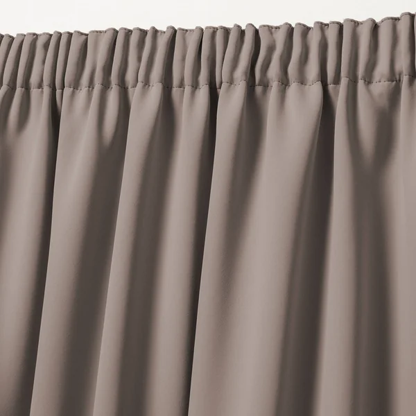 Rodeau occultant satiné , taupe