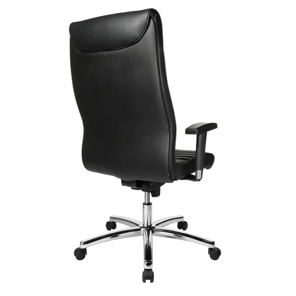 Siège de direction en cuir noir 100% Chiva | Matelpro.com