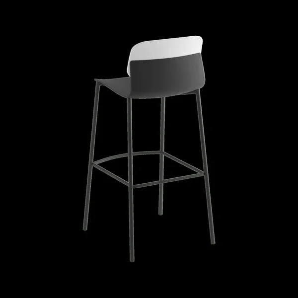SOKOA Tabouret haut Klik - Anthracite - Hauteur 63 cm