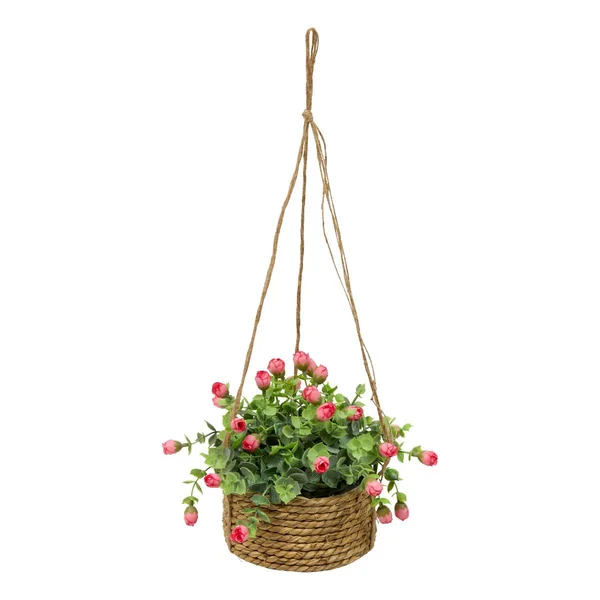 SUSPENSION DE ROSES ARTIFICIELLES MUSA H.42CM