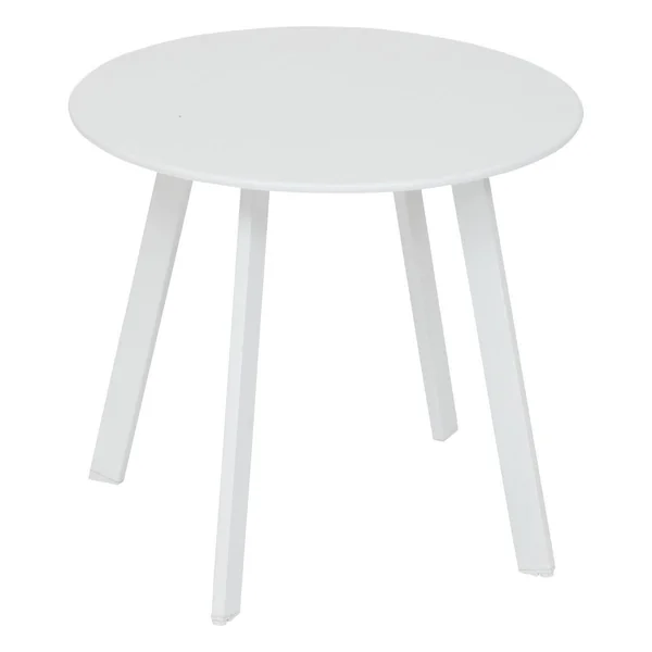 TABLE APPOINT SAONA D.50CM BLANC