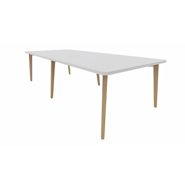 Table de réunion 280x120 cm avec piétement massif Oviedo