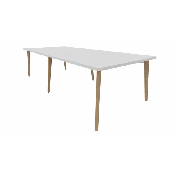 Table de réunion 280x120 cm avec piétement massif Oviedo