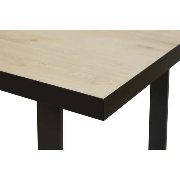 Table de salle à manger contemporaine chêne clair Tiffanie