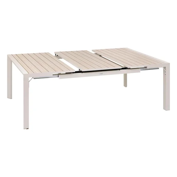 TABLE EVASION RALLONGE AUTOMATIQUE CARREE LIN 10 PLACES