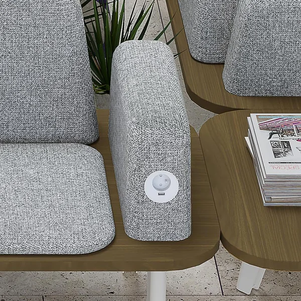 Tablette d'extension ou de liaison pour banquette 2 places Dendrobium