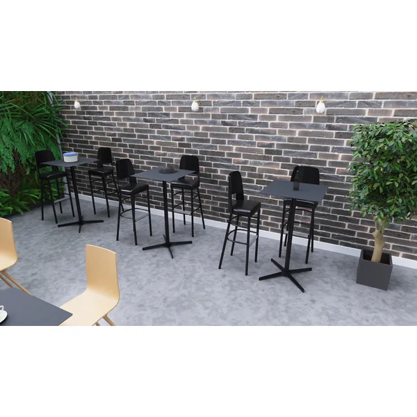 Tabouret de bistrot hêtre et simili Bucarest