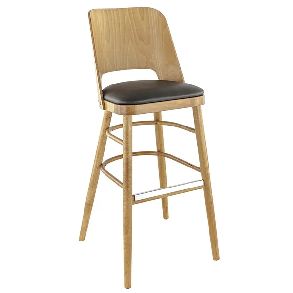 Tabouret de bistrot hêtre et simili Bucarest