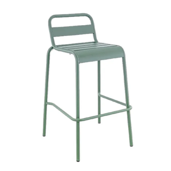 Tabouret de brasserie empilable pour terrasse en métal Bastien