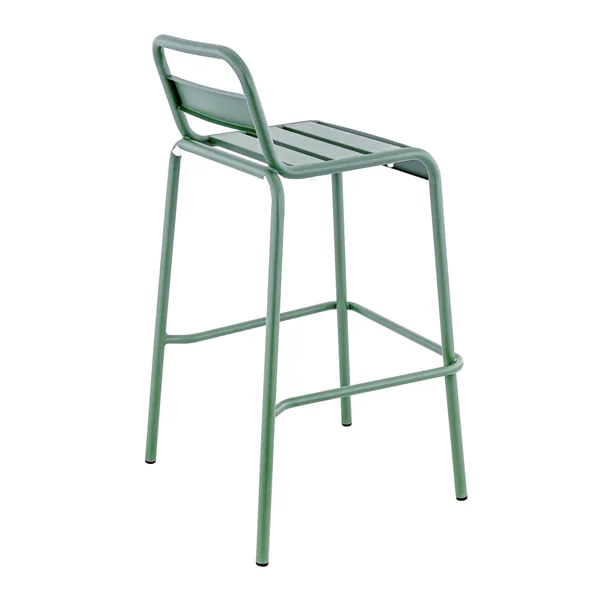 Tabouret de brasserie empilable pour terrasse en métal Bastien