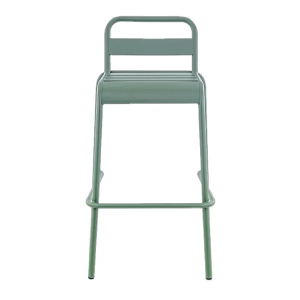 Tabouret de brasserie empilable pour terrasse en métal Bastien