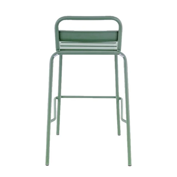 Tabouret de brasserie empilable pour terrasse en métal Bastien