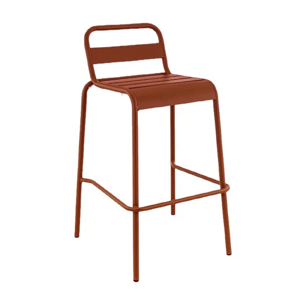 Tabouret de brasserie empilable pour terrasse en métal Bastien