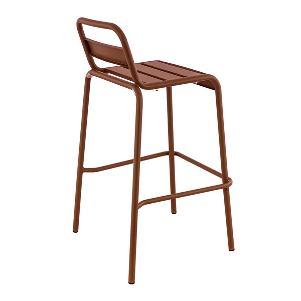 Tabouret de brasserie empilable pour terrasse en métal Bastien