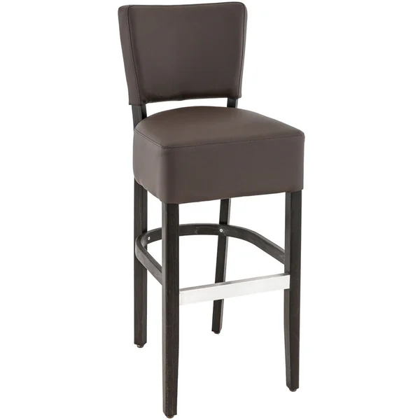 Tabouret de restaurant hêtre et simili Florilège
