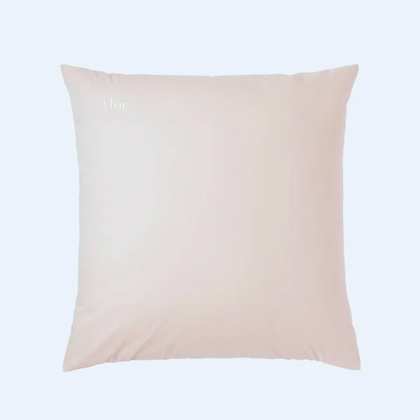 Taie d'oreiller coton, personnalisable , rose poudré