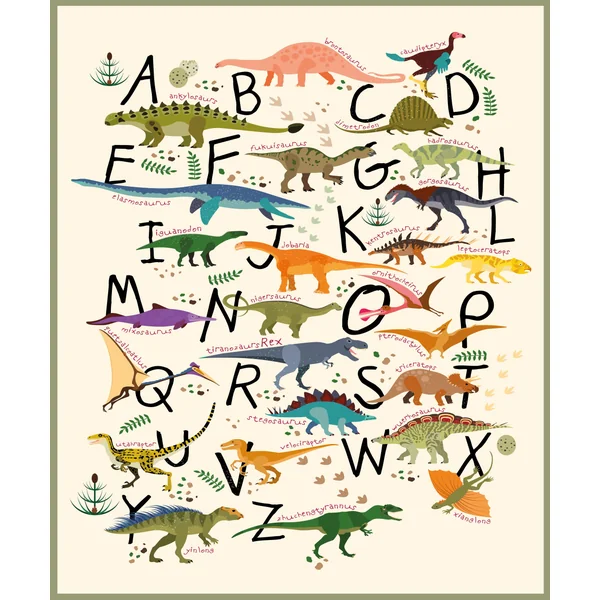 TAPIS 100X120CM DINOSAURES MULTICOLORE