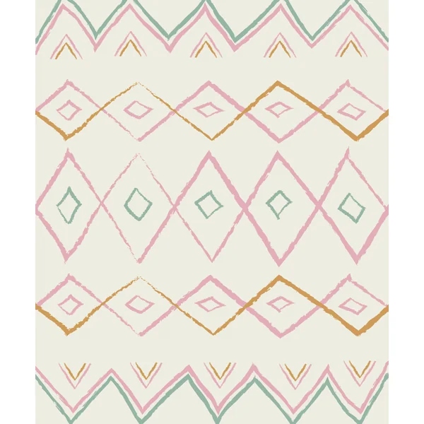TAPIS 100X120CM LOSANGE MULTICOLORE