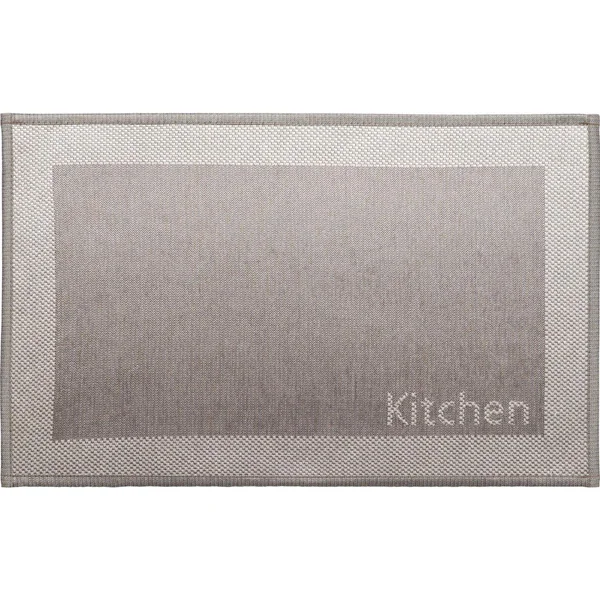 TAPIS 50X80CM POLYESTER KITCHEN BEIGE