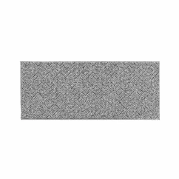 TAPIS RECTANGLE 50X120CM BOUCLETTE LOSI GRIS