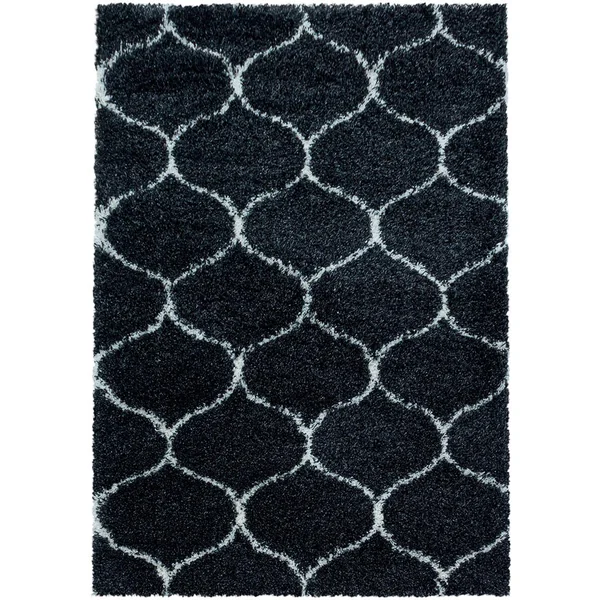 Tapis shaggy baroque rectangulaire Lokalt