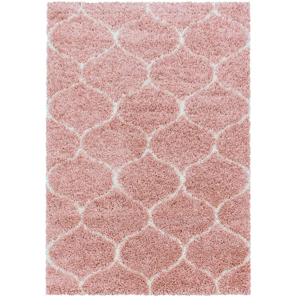 Tapis shaggy baroque rectangulaire Lokalt