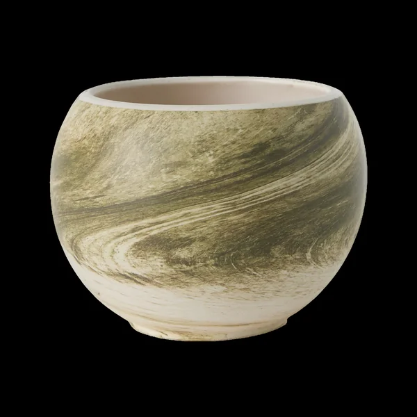 TERAPLAST Cache pot en céramique 17 cm ISCHIA