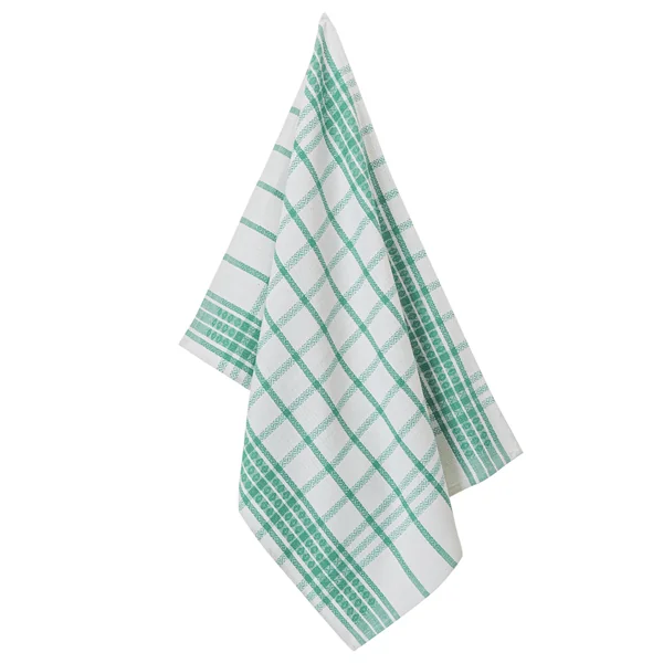 Torchons métis carreaux - Lot de 6 ou 12, bleu + rouge + vert