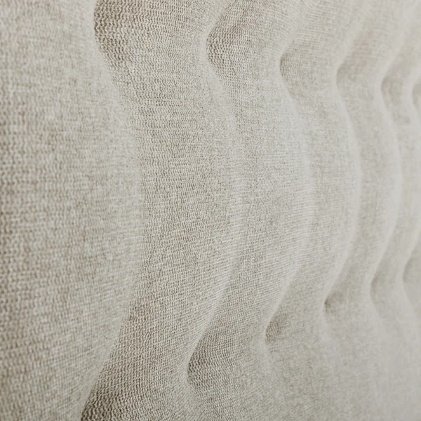 Tête de lit capitonné tissu Perrine - Beige - Largeur 160 cm