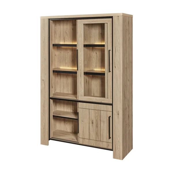 Vaisselier/argentier contemporain chêne clair Henrik