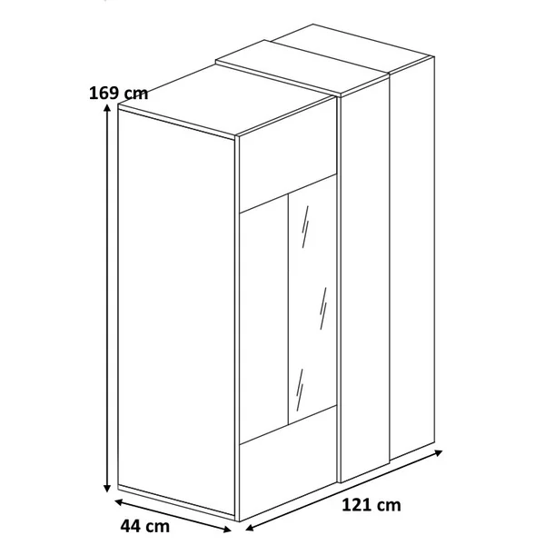 Vaisselier/argentier moderne Cadix